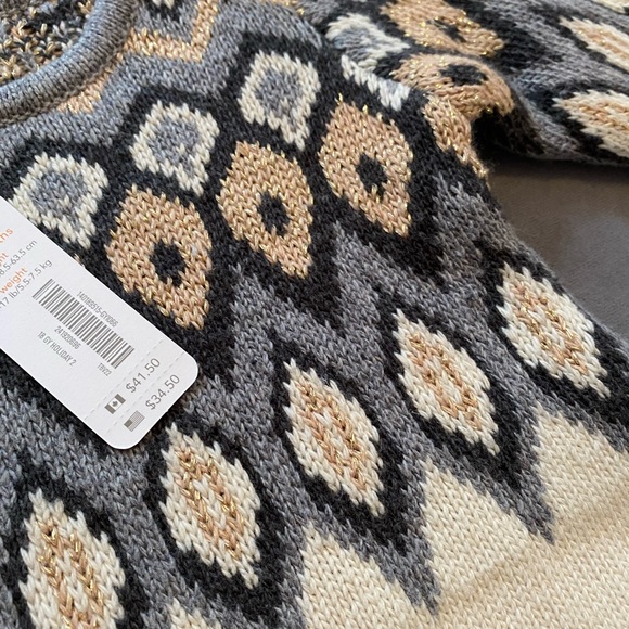 Gymboree metallic thread baby girl tunic dress - Picture 3 of 5